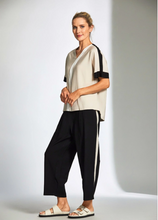 Load image into Gallery viewer, PERUZZI&lt;BR&gt;
Side Stripe Slouch Trousers&lt;BR&gt;
