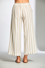 Load image into Gallery viewer, PERUZZI&lt;BR&gt;
Stripe Linen Trousers&lt;BR&gt;
Sand&lt;BR&gt;
