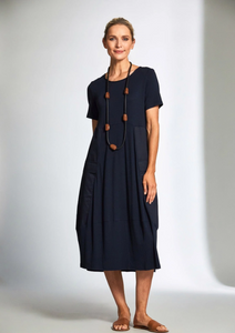 PERUZZI<BR>
Cargo Dress<BR>
Navy<BR>