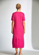 Load image into Gallery viewer, PERUZZI&lt;BR&gt;
Two Tone Fabric Dress&lt;BR&gt;
Pink&lt;BR&gt;
