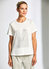 Load image into Gallery viewer, PERUZZI&lt;BR&gt;
Metallic Print Shirt&lt;BR&gt;
White&lt;BR&gt;
