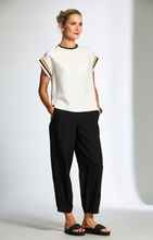 Load image into Gallery viewer, PERUZZI&lt;BR&gt;
Metallic Contrast Top&lt;BR&gt;
