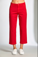 Load image into Gallery viewer, PERUZZI&lt;BR&gt;
Cotton Chino&lt;BR&gt;
Red&lt;BR&gt;
