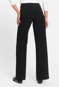 OLSEN<BR>
Dana Fit Wide Leg Trousers<BR>
Black<BR>