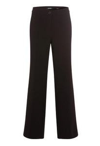 OLSEN<BR>
Dana Fit Wide Leg Trousers<BR>
Black<BR>