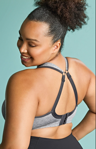 PANACHE<BR>
Sculptresse Activate Wired Sports Bra<BR>
Charcoal, Black<BR>