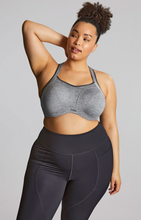 Load image into Gallery viewer, PANACHE&lt;BR&gt;
Sculptresse Activate Wired Sports Bra&lt;BR&gt;
Charcoal, Black&lt;BR&gt;
