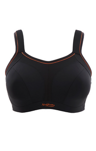 PANACHE<BR>
Sculptresse Activate Wired Sports Bra<BR>
Charcoal, Black<BR>