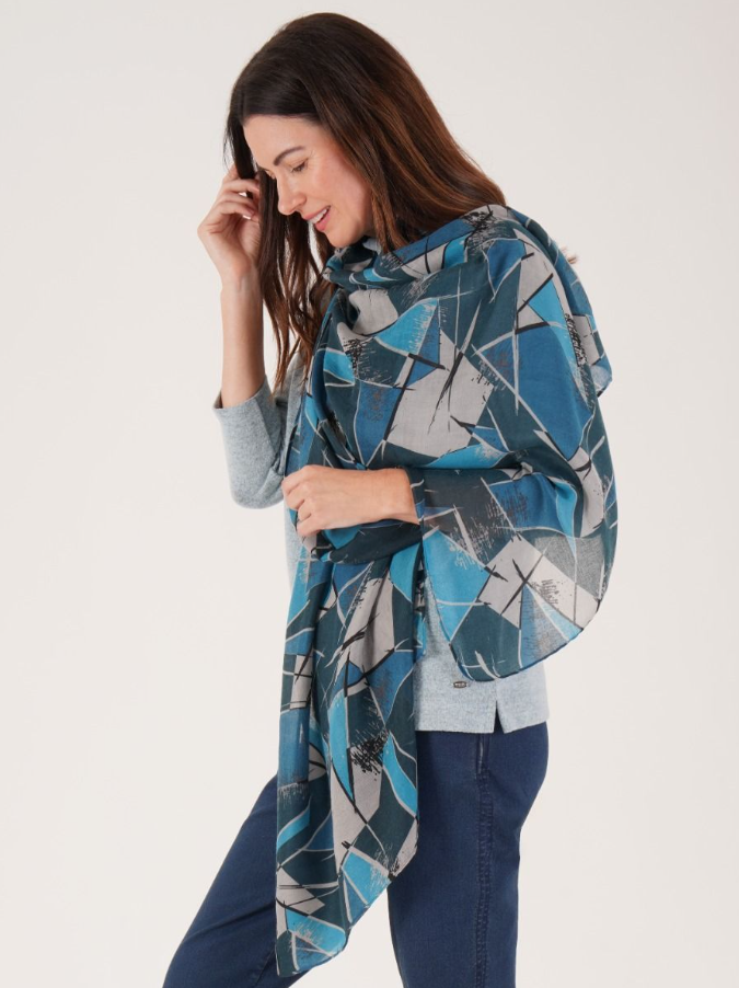 PENNY PLAIN<BR>
All Over Print Scarf<BR>