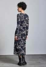 Load image into Gallery viewer, STREET ONE&lt;BR&gt;
Mesh Dress&lt;BR&gt;
Navy Tint&lt;BR&gt;
