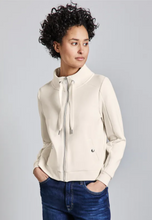 Load image into Gallery viewer, STREET ONE&lt;BR&gt;
Lightweight Sweat Jacket&lt;BR&gt;
Cream&lt;BR&gt;
