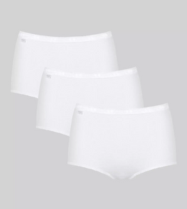 TRIUMPH<BR>
Sloggi Max Knickers Basic+<BR>
White, Skin<BR>