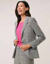 Load image into Gallery viewer, GERRY WEBER&lt;BR&gt;
Fitted Blazer Classic Prince of Wales&lt;BR&gt;
Check&lt;BR&gt;
