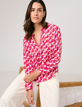 Load image into Gallery viewer, GERRY WEBER&lt;BR&gt;
Flowing Long Sleeve Blouse&lt;BR&gt;
Pink/Orange&lt;BR&gt;
