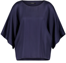 Load image into Gallery viewer, TAIFUN&lt;BR&gt;
Blouse 1/2 Sleeves&lt;BR&gt;
Navy&lt;BR&gt;
