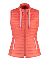 Load image into Gallery viewer, GERRY WEBER&lt;BR&gt;
Quilted Jacket with Drawstring&lt;BR&gt;
Coral, Pink&lt;BR&gt;
