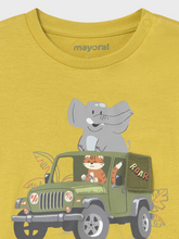 Load image into Gallery viewer, MAYORAL&lt;BR&gt;
Baby Safari T-Shirt&lt;BR&gt;
Gold&lt;BR&gt;
