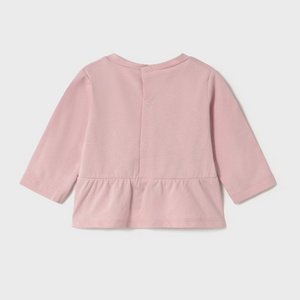 MAYORAL<BR>
Girls Long Sleeve T-shirt<BR>
Pink<BR>