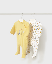 Load image into Gallery viewer, MAYORAL&lt;BR&gt;
Newborn 2 Pack Onesie&lt;BR&gt;
Sunny&lt;BR&gt;
