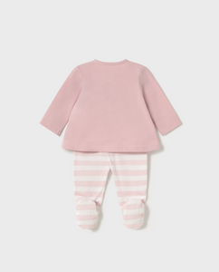 MAYORAL<BR>
Baby Girl 2 Piece Set<BR>
Rose<BR>