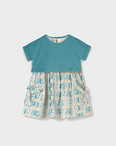 MAYORAL<BR>
Toddler Dress with Top<BR>
Jade<BR>