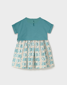 MAYORAL<BR>
Toddler Dress with Top<BR>
Jade<BR>