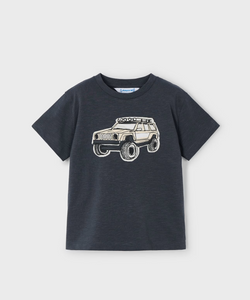 MAYORAL<BR>
Boy Off-Road Graphic T-shirt<BR>
Asphalt<BR>