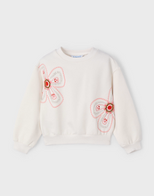 Load image into Gallery viewer, MAYORAL&lt;BR&gt;
Girl Flower SweatShirt&lt;BR&gt;
016&lt;BR&gt;
