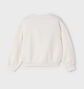 MAYORAL<BR>
Girl Flower SweatShirt<BR>
016<BR>