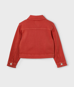 MAYORAL<BR>
Girl Twil Jacket<BR>
Brick<BR>