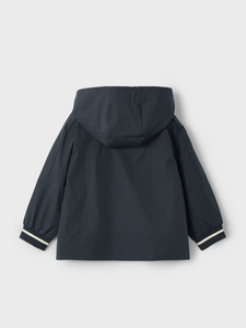 MAYORAL<BR>
Boy Contrast Cuff Windbreaker<BR>
Asphalt<BR>