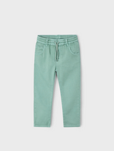 Load image into Gallery viewer, MAYORAL&lt;BR&gt;
Boy Twill Trousers with Drawstring&lt;BR&gt;
Dark Laurel, Horizon&lt;BR&gt;
