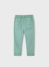 Load image into Gallery viewer, MAYORAL&lt;BR&gt;
Boy Twill Trousers with Drawstring&lt;BR&gt;
Dark Laurel, Horizon&lt;BR&gt;
