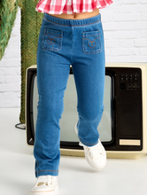 Load image into Gallery viewer, MAYORAL&lt;BR&gt;
Flare Legging&lt;BR&gt;
Denim&lt;BR&gt;
