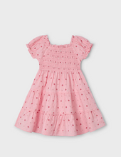 Load image into Gallery viewer, MAYORAL&lt;BR&gt;
Girl Print Smock Dress&lt;BR&gt;
Salmon&lt;BR&gt;
