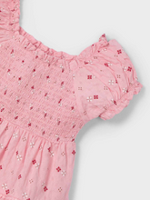 Load image into Gallery viewer, MAYORAL&lt;BR&gt;
Girl Print Smock Dress&lt;BR&gt;
Salmon&lt;BR&gt;
