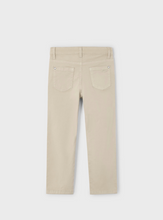 Load image into Gallery viewer, MAYORAL&lt;BR&gt;
Boy Serge Trousers&lt;BR&gt;
Almond&lt;BR&gt;
