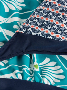 WHITE STUFF<BR>
Sunshine Reversible Tankini<BR>
Navy/Green<BR>
