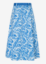Load image into Gallery viewer, MORE AND MORE&lt;BR&gt;
Poplin Skirt&lt;BR&gt;
Blue&lt;BR&gt;

