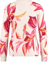 Load image into Gallery viewer, GERRY WEBER&lt;BR&gt;
Ripped Knit with Flower Pattern&lt;BR&gt;
Pink/White&lt;BR&gt;
