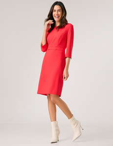 GERRY WEBER<BR>
Figure Defining Sheath Dress<BR>
Red<BR>