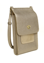 Load image into Gallery viewer, ALICE WHEELER&lt;BR&gt;
Mini Bloomsbury Bag&lt;BR&gt;
Bronze&lt;BR&gt;
