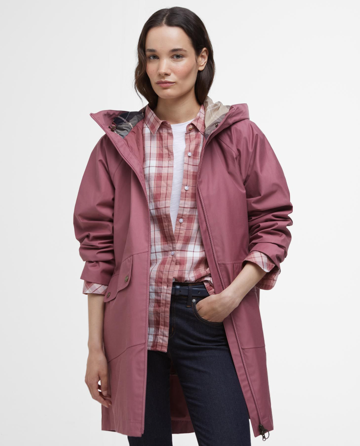 BARBOUR<BR>
Heron Waterproof Jacket<BR>
Pruce<BR>