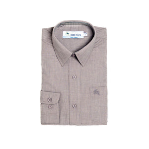 HUNTER <BR>
School Shirts<BR>
White, Blue & Grey <BR>