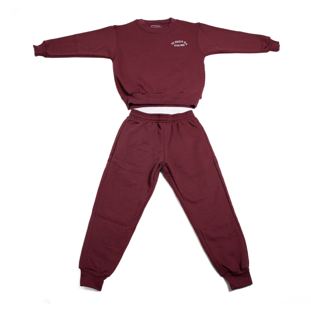 ST.PAUL'S <BR>
Track Suit <BR>
Wine Crested <BR>