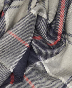 BARBOUR <BR>
Swinton Classic Scarf and Beanie Gift Set <BR>
Grey <BR>