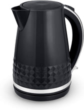 Load image into Gallery viewer, TOWER  &lt;BR&gt;
Solitaire 1.5l Kettle &lt;BR&gt;
Black, White &amp; Mushroom &lt;BR&gt;
