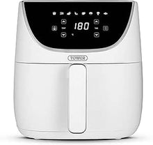 Load image into Gallery viewer, TOWER &lt;BR&gt;
Vortex, 6 litre Air Fryer &lt;BR&gt;
White or Mushroom &lt;BR&gt;
