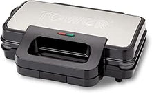 Load image into Gallery viewer, TOWER &lt;BR&gt;
900W Deep Filled Toasted Sandwich Maker  &lt;BR&gt;
Stainless Steel &lt;BR&gt;
