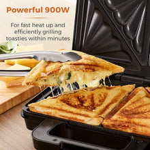 Load image into Gallery viewer, TOWER &lt;BR&gt;
900W Deep Filled Toasted Sandwich Maker  &lt;BR&gt;
Stainless Steel &lt;BR&gt;
